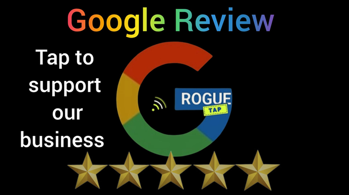 Rogue Tap Google Review card preview